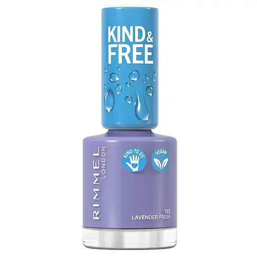 Лак для нігтів Rimmel Kind&Free, відтінок 153 (Lavender Fresh), 8 мл (8000019959398) - фото 1