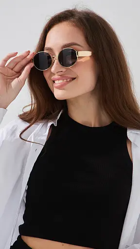 Окуляри жіночі 2380 Золотий - фото 1