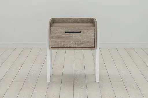 Тумба модульна Ferrum-decor Бетті 540x450x320 метал Білий ДСП Сонома Трюфель 16 мм (FRD-102994) - фото 4