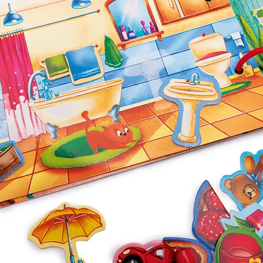 Розвиваюча гра Vladi Toys з липучками. Бізі бук. Мій дім (VT1310-08) - фото 5