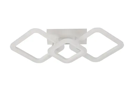 Світлодіодна люстра VALESO G 2929/2+1 58W Білий - фото 2