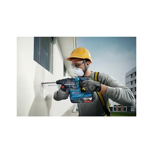 Перфоратор Bosch GBH 185-LI, 18В, SDS-Plus, 1.9Дж, бесщеточный, 1х4.0Ah (0.611.924.022) - фото 3