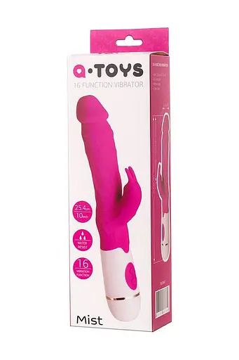 Вибратор-кролик Toyfa A-Toys Mist, 25.4 cm розовый - фото 5