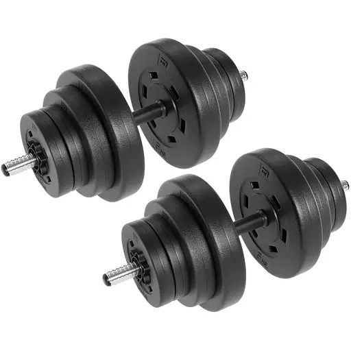 Гантелі композитні Hop-Sport 2х20кг PRO з рукавичками (2 пари) - фото 7