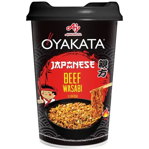 Лапша быстрого приготовления Oyakata Yakisoba Beef Wasabi 93 г
