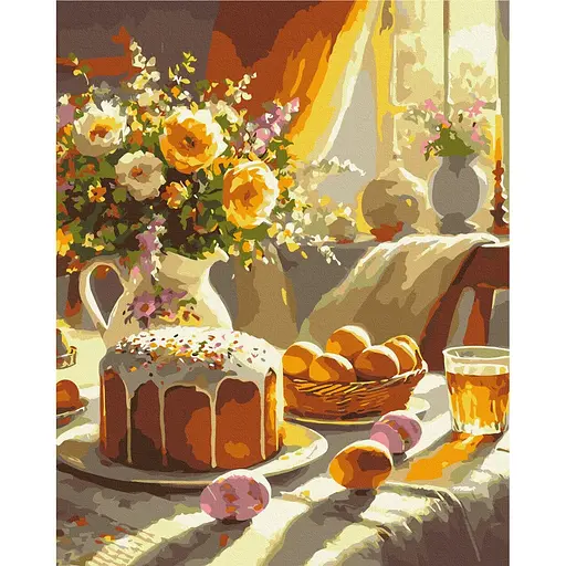 Картина за номерами на підрамнику Brushme Світле Воскресіння