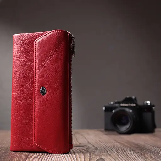 Кожаный женский кошелек ST Leather 19.5х10.5х2 см acs0029414 - фото 10