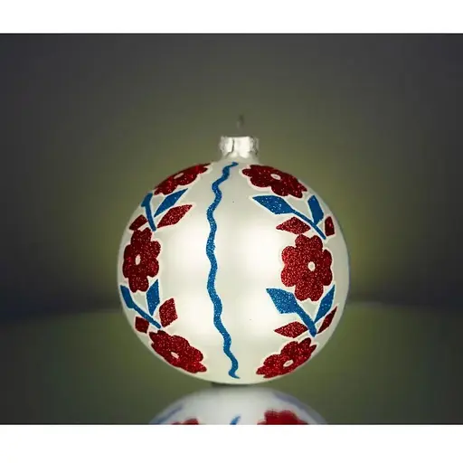 Набір ялинкових прикрас Різдвяні історії Код нації: Луганщина 3 кулі скло (4820001107227) - фото 6