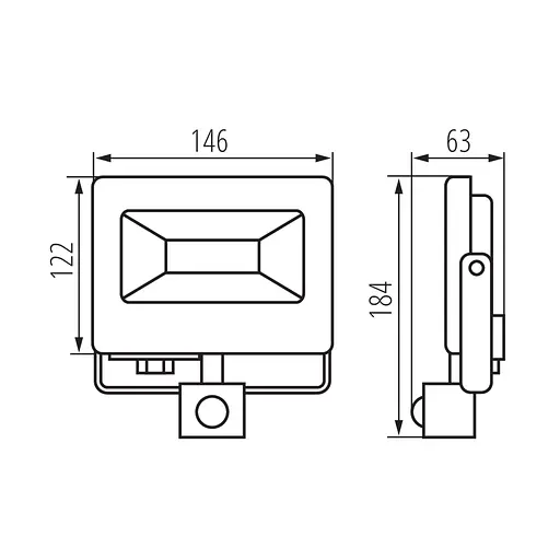 Прожектор с диодами Kanlux LED ANTEM LED 30W-NW-SE B (33207) - фото 6