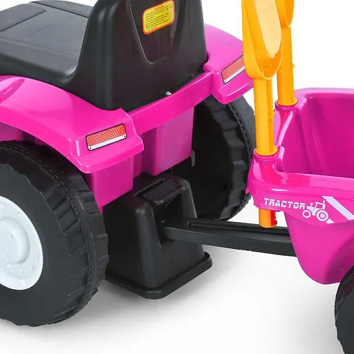 Електромобіль дитячий Bambi Трактор Racer M 6153B-8 та музичною панеллю фіолетовий - фото 8