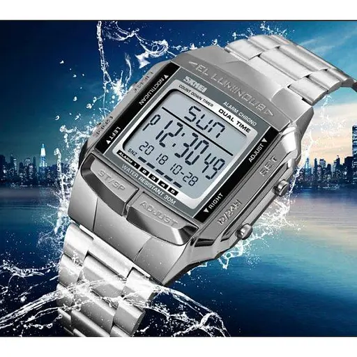 Спортивний годинник Skmei Illuminator Сріблястий - фото 6