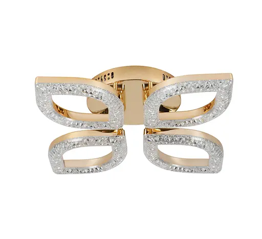 Люстра светодиодная акриловая Sirius 2721/4 GD 40W*2 - фото 2