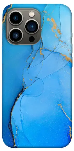 TPU чохол Синій із золотом - фото 1