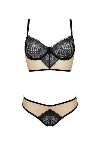 Сексуальний комплект Casmir Denerys S/M бежевий - фото 3