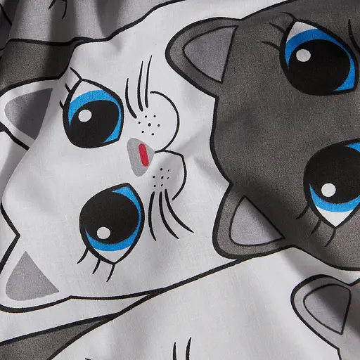 Комплект постільної білизни Moon&Star Бязь Gold Люкс Furry Friends Сімейні 160х220х2 наволочки 4х70х70 - фото 8