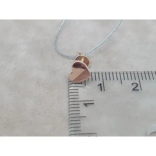 Золотые серьги-пуссеты Сердечки. 220993 - фото 5