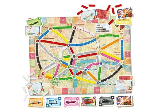 Настольная игра Days of Wonder Билет на поезд: Лондон (Ticket to Ride: London) (англ.) (DOW720061) - фото 5