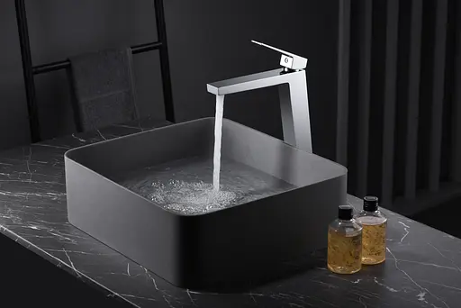 Змішувач для умивальника Imex Art високий хром BDAR025-3 Хром - фото 2