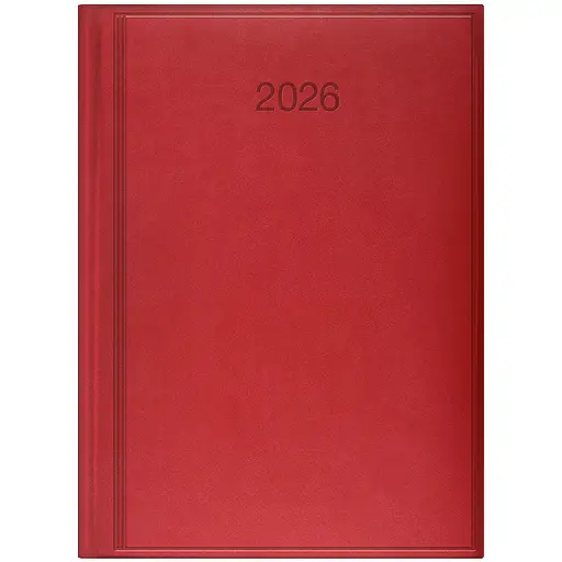 Дневник Brunnen 2026 Стандарт Torino красный (73-795 38 206)