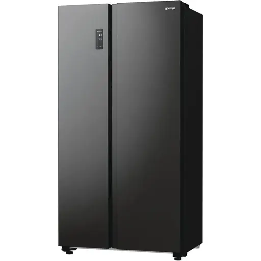 Холодильник Gorenje SBS 179х67х92 см 2 двери 356(191) л А++ NF+ внешний дисплей черный - фото 2