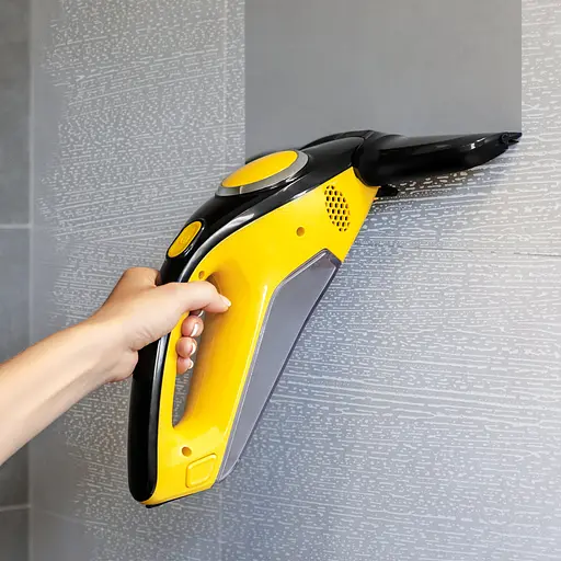 Пылесос беспроводной Sencor влажная уборка автон. работа до 20 мин для мытья окон черно-желтый - фото 8