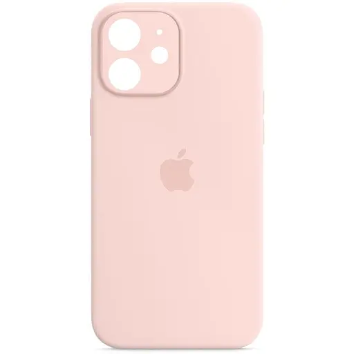Чохол Epik Silicone Case Full Camera Protective AA для Apple iPhone 12 6.1 Рожевий/Chalk Pink