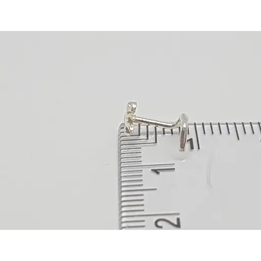 Срібна сережка-пірсинг в ніс Dear. 1002С - фото 3