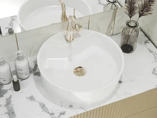 Умивальник Miraggio Country mirasoft 0002284, Білий матовий - фото 4