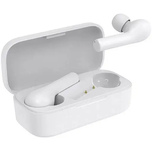 Бездротові навушники QCY T5 TWS Bluetooth Гарнітура стерео біла - фото 2