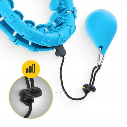 Обруч (хулахуп) массажный 4FIZJO с отягощением 4FJ0649 (P-5907739316837) - фото 9