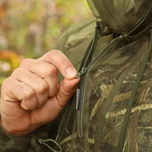 Антимоскітний костюм Mosquito Захист від комах (котарів, кліщів, мошок) сітка Оливкового - фото 5