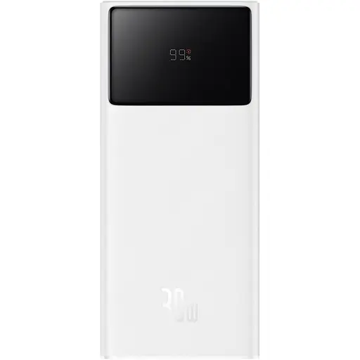 Зовнішній акумулятор Baseus Star-Lord Digital Display 30000mAh 30W White (P10022905213-00) [115179] - фото 2