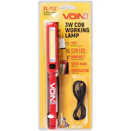 Переносна лампа Voin 3W-COB+3W XPE 1200mAh (VL-102) - фото 1
