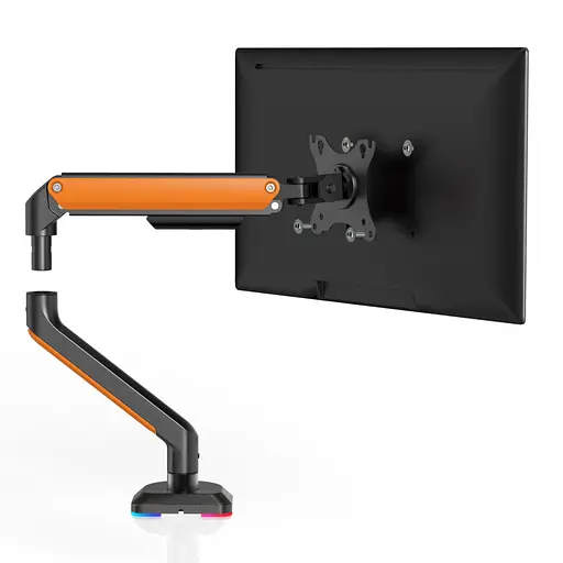 Кронштейн для монитора с RGB-подсветкой, регулировкой высоты, оборотом и наклоном ITech LDT63-C012GL 17-32" - фото 9