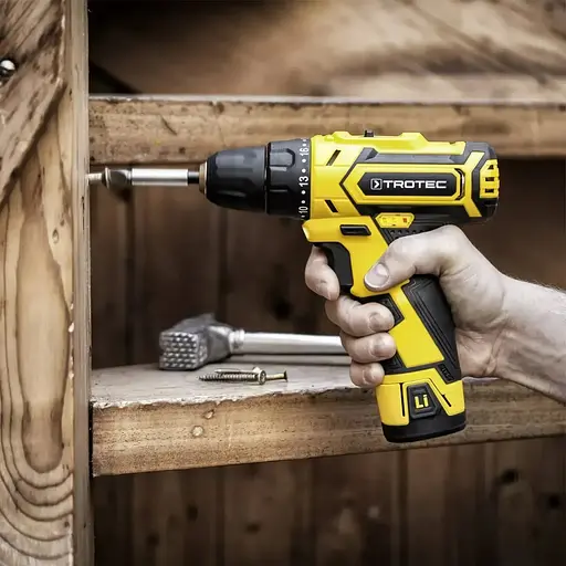 Дрель-шуруповерт аккумуляторный Trotec PSCS 11-12V с кейсом (DAS302793) - фото 13