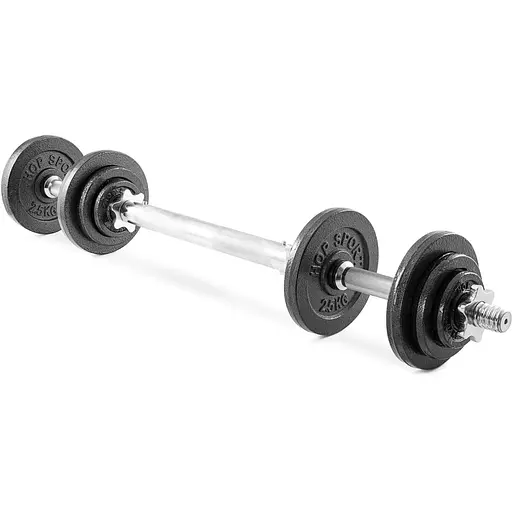 Гантели металлические Hop-Sport 2х10кг с удлиненным грифом - фото 2