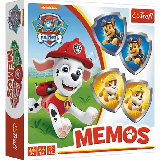 Настольная игра Trefl Мемо Щенячий патруль (Memos Paw Patrol) (01892) - фото 1