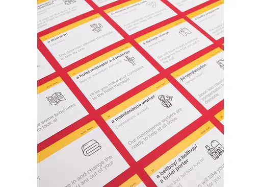 Настільна гра English Student Картки для вивчення английскої мови English Student HoReCa English Vocabulary (укр.) (591225970) - фото 3