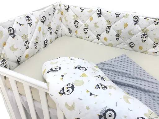 Дитячий набір Moontime у ліжечко "Пінгвіни" - фото 2