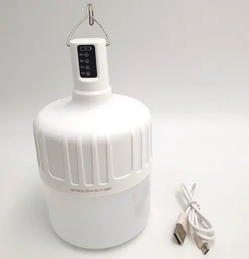 Фонарь лампа аккумуляторная Portable Rechargeable 38 LED Light DP-7813 фонарь для кемпинга - фото 3