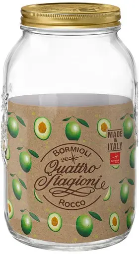 Банка для хранения продуктов Bormioli Rocco Quattro Stagioni, 3,8 л (357765MDD121990)