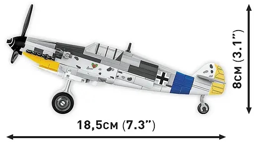 Конструктор дитячий літак Messerschmitt Bf 109 G COBI 5870 - фото 4