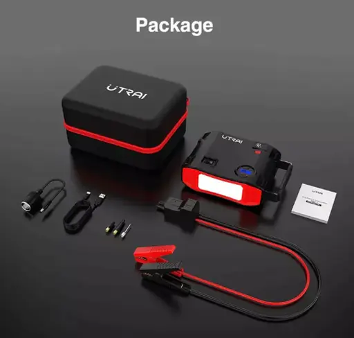 Автомобильное пусковое устройство Utrai 24000Mah 150Psi 2000A 4 в 1 - фото 8