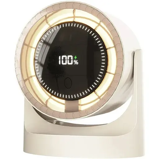 Вентилятор настольный беспроводной BY001 белый - фото 1