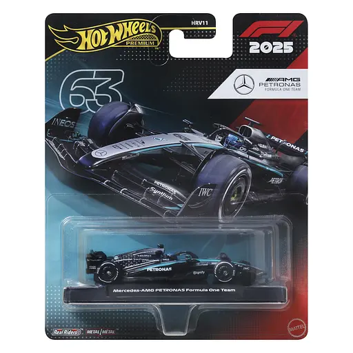 Коллекционный болид Hot Wheels Mercedes-Benz George Russell #63 Formula 1 (JKD80) - фото 6