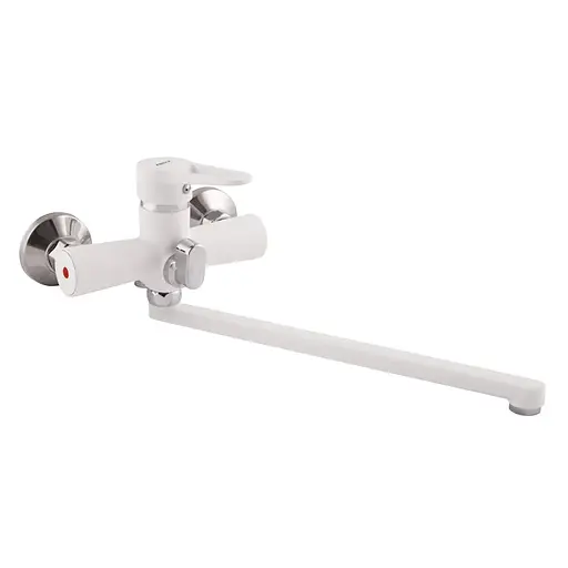 Смеситель для ванны Zerix PUD7 045 white ZX2911 Белый матовый - фото 1