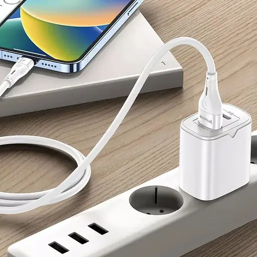 Кабель Proove Soft Silicone USB-A to Lightning 1m White (CCSO20001102) [133337] - фото 6