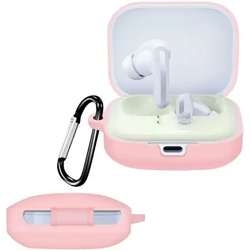 Чохол-накладка DK для Xiaomi Redmi Buds 5 Silicone Candy Friendly з карабіном (017206) (pink)