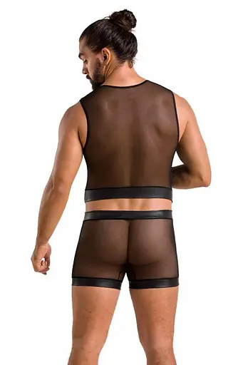 Комплект білизни Passion 053 SET WILLIAM L/XL чорний - фото 2