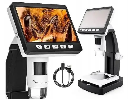 Профессиональный цифровой микроскоп INSKAM 306 с увеличением в 1000 раз с экраном 4,3 LCD-дисплей - фото 6